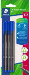 STAEDTLER Fineliner triplus Filctoll készlet - Kék (4 db / csomag) (334 R-3BK4) (334 R-3BK4)