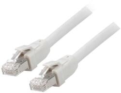 Equip Patchkabel Cat8.1 S/FTP 2xRJ45 0.50m grau LSZH (608017) (608017)