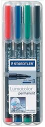 STAEDTLER Lumocolor 314 1-2, 5mm Alkoholos marker készlet - 4 szín (314 WP4) (314 WP4)