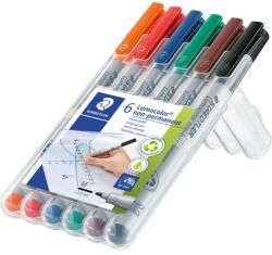 STAEDTLER Lumocolor 315 M 1mm Alkoholmentes marker készlet - 6 szín (315 WP6) (315 WP6)