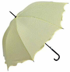 Clayre & Eef Pöttyös esernyő hullámos szélű, átmérő 98cm, fehér (ZV-872__898____4363)