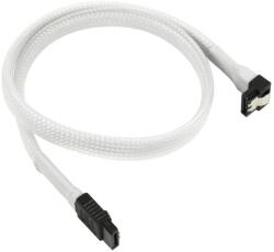 Nanoxia Kabel Nanoxia SATA 6Gb/s Kabel abgewinkelt 45 cm, weiß (NXS6G4W) (NXS6G4W)