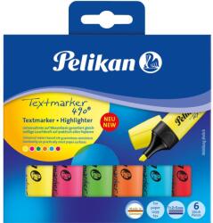 Pelikan Pelikan Textmarker 490/6 Sort. 6 ST im Karton-Etui (814065) (814065)