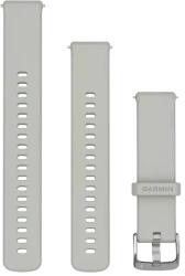 Garmin Quick Release 18mm zsályaszürke színű szilikon óraszíj, ezüst színű csattal