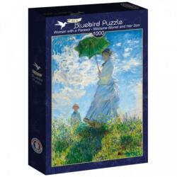 Bluebird Puzzle 1000 db-os Art by puzzle - Claude Monet - Woman with a Parasol - Madame Monet and Her Son (60236) (60236)