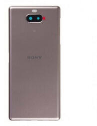 Sony I3113, I4113, I4193, I3123 Xperia 10, Xperia XA3 akkufedél (hátlap) kamera lencsével és ragasztóval, rózsaszín (U50059771) Gyári, Service pack