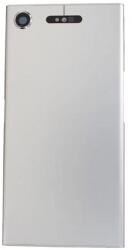 Sony G8341, G8342 Xperia XZ1 akkufedél (hátlap) kamera lencsével és ragasztóval, ezüst (U50048742) Gyári, Service Pack
