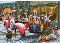 Bluebird Puzzle 90523 -Dogs on Truck - 1000 db-os puzzle
