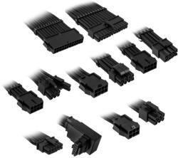 Kolink Core Pro Braided Cable Extension Kit 12V-2x6 Typ 1 - Jet Black (COREPRO-EK-12VT1-BLK)