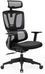 Antares FAMORA ergonomikus irodai szék, fekete váz, lábtartóval