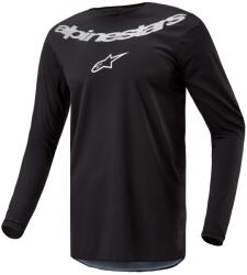 Alpinestars Fluid Lucent tricou motocross negru și argintiu (AIM170-0226)