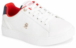 Tommy Hilfiger Sneakers Tommy Hilfiger Essential Elevated Court Sneaker FW0FW07685 Ecru YBL