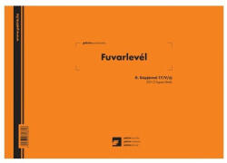  D. Gépjármű 17/V fuvarlevél, 50x3 lapos, A/4, fekvő (NY151) - cartridge