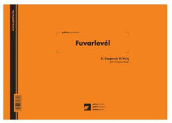  D. Gépjármű 17/V fuvarlevél, 50x3 lapos, A/4, fekvő (NY151)