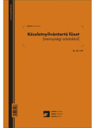  B. 12-177 Készletnyilvántartó Füzet (ny12117) - cartridge
