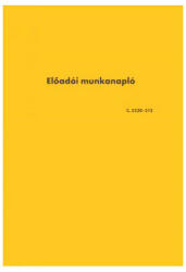 Bluering Előadói munkanapló A4, álló 20lapos füzet C. 5230-315 Bluering® (NYOMTC5230315) - cartridge