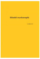  Előadói Munkanapló A4 álló 20lapos Füzet C. 5230-315 50db/csomag Pátria (nyomtc5230315)