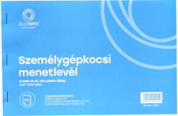 Bluering Személygépkocsi Menetlevél A5 100lapos D. Gepj (nyomtdgepj365x) - cartridge