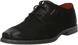 bugatti Pantofi cu șireturi 'Menello' negru, Mărimea 46