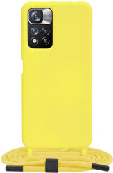Techsuit Husa pentru Xiaomi Redmi Note 11 Pro+ 5G, Techsuit Crossbody Lanyard, Yellow