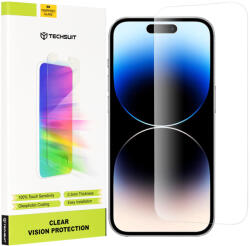Techsuit Folie pentru iPhone 14 Pro, Techsuit Clear Vision Glass, Transparent