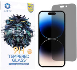 LITO Folie pentru iPhone 14 Pro, Lito 2.5D Classic Glass, Privacy