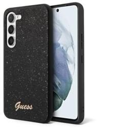 GUESS Husa Cover Guess Silicone Metal Logo pentru iSamsung Galasy S23 Plus Black