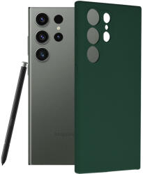 Techsuit Husa pentru Samsung Galaxy S23 Ultra, Techsuit Soft Edge Silicone, Dark Green