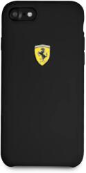 Ferrari Husa Cover Ferrari SF Silicone pentru iPhone 7/8/SE2 Negru - onmobile