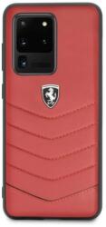 Ferrari Husa Cover Ferrari Heritage Quilted pentru Samsung Galaxy S20 Ultra Rosu - onmobile