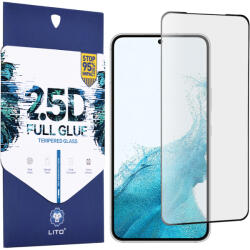 LITO Folie pentru Samsung Galaxy S22 5G / S23, Lito 2.5D Super Thin Glass, Black