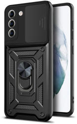 Techsuit Husa pentru Samsung Galaxy S21 5G, Techsuit CamShield Series, Black