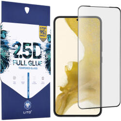 LITO Folie pentru Samsung Galaxy S22 Plus 5G / S23 Plus, Lito 2.5D FullGlue Super Thin Glass, Black