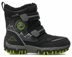 Kappa Cizme de zăpadă Kappa 260581K Black/Lime 1133