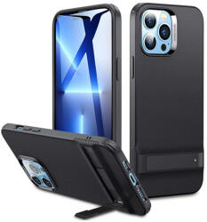 ESR Husa pentru iPhone 13 Pro Max, ESR Air Shield Boost Kickstand, Translucent Black