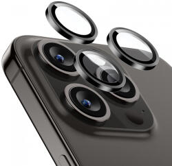 ESR Folie Camera pentru iPhone 15 Pro / 15 Pro Max, ESR Armorite Camera Lens Protectors, Black