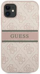 GUESS Husa Cover Guess Printed Stripe pentru iPhone 11 Pink