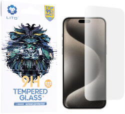 LITO Folie pentru iPhone 15 Pro Max, Lito 2.5D Classic Glass, Clear