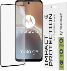 Techsuit Folie pentru Motorola Moto G32, Techsuit 111D Full Cover / Full Glue Glass, Negru