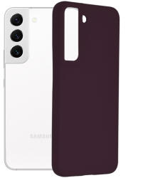Techsuit Husa pentru Samsung Galaxy S22 5G, Techsuit Soft Edge Silicone, Plum Violet