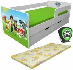 Oli's Patut Copii 2-12 Ani Paw Patrol P1L Cu Sertar, Saltea Light + Lampa Cadou Pc-p-bas-lmk-paw-p1l-srt-80 (PC-P-BAS-LMK-PAW-P1L-SRT-80)