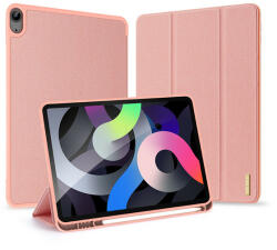 Apple iPad Air (2020 / 2022) / iPad Air 11 (2024 / 2025), mappa tok, Smart Case, érintőceruza tartó, Dux Ducis Domo, rózsaszín