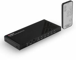 Lindy 5 port hdmi 18g switch technical details specifications av interface: hdmi interface standard: hdmi 2.0 supports bandwidth: 18gbps maximum resolution: 3840x2160@60hz 4: 4: 4 8bit hdcp support (LY-3823