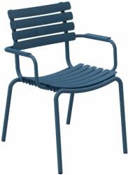 HOUE Kék műanyag kerti szék HOUE ReClips karfával (22302-1414-14)