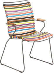 HOUE Tarka műanyag kerti szék HOUE Click II. karfákkal (10812-8318)