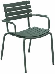 HOUE Zöld műanyag kerti szék HOUE ReClips karfával (22302-2727-27)