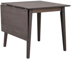Rowico Home Sötétbarna tölgy összecsukható étkezőasztal ROWICO FILIPPA 80/120 x 80 cm (RO-113839)