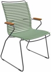 HOUE Világos zöld műanyag kerti szék HOUE Click II. karfákkal (10812-7618)