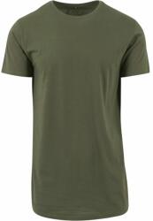 Build Your Brand Tricou prelungit pentru bărbați - Măslin | XS (BY028-1000286181)