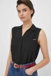 Calvin Klein ing női, galléros, fekete, regular - fekete 34 - answear - 24 990 Ft